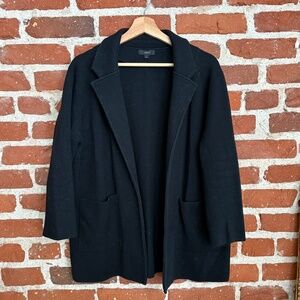 🖤 J.Crew Sophie Open-Front Sweater-Blazer | Black | Size L
